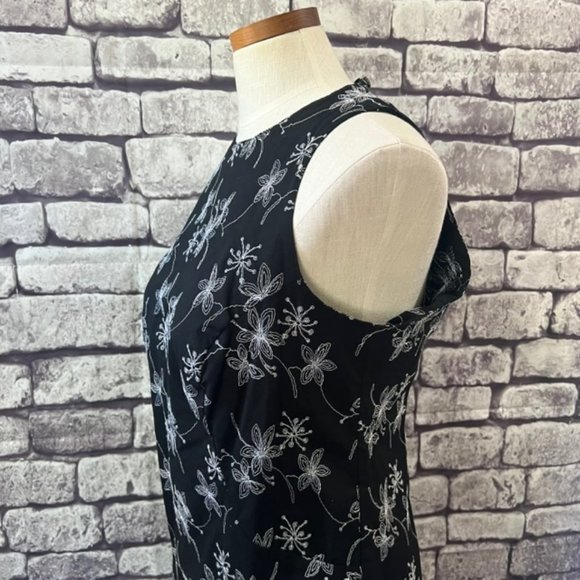 Barbara Lesser NWT Black & White Dress Size L - Picture 6 of 14